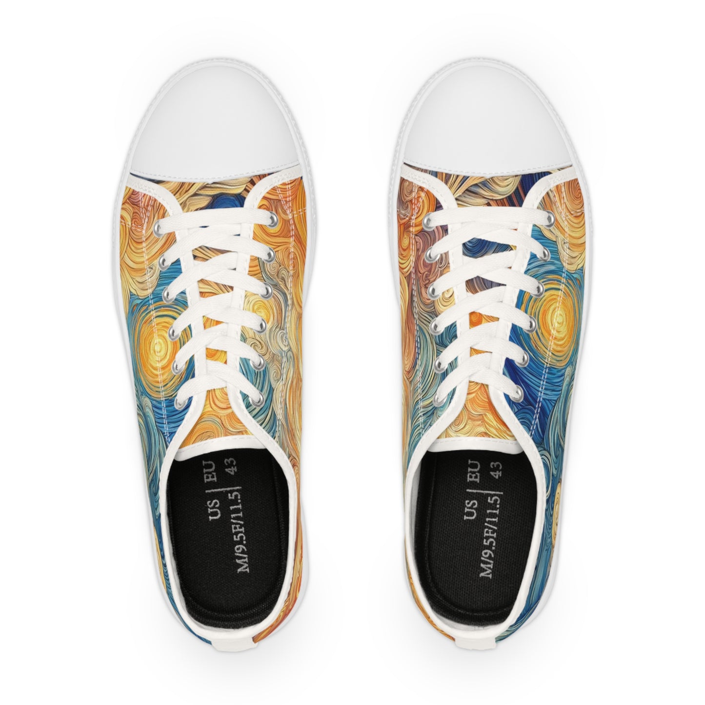 Men's Low Top Sneakers - Sweet Sunset
