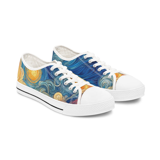 Women's Low Top Sneakers - Sweet Sunset