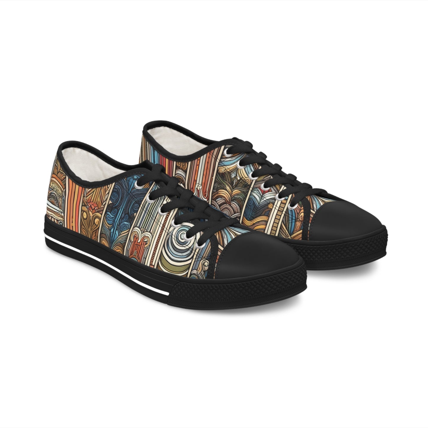 Women's Low Top Sneakers - Labyrinth