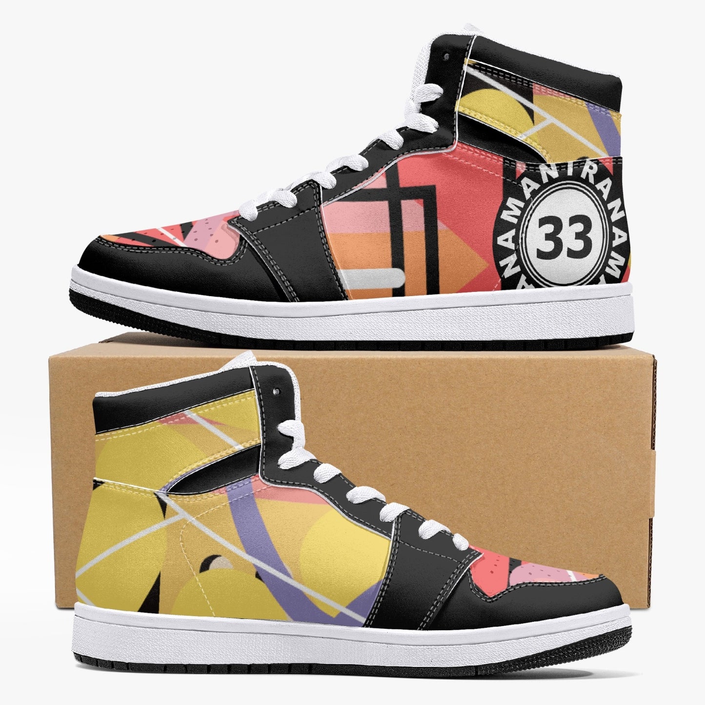 High-Top Leather Sneakers - Dreams