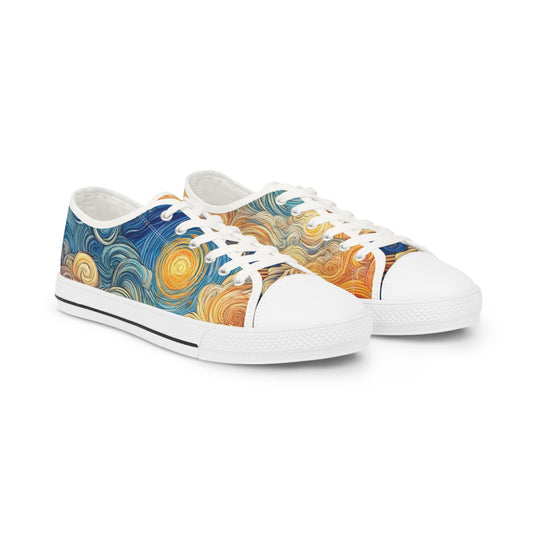 Men's Low Top Sneakers - Sweet Sunset