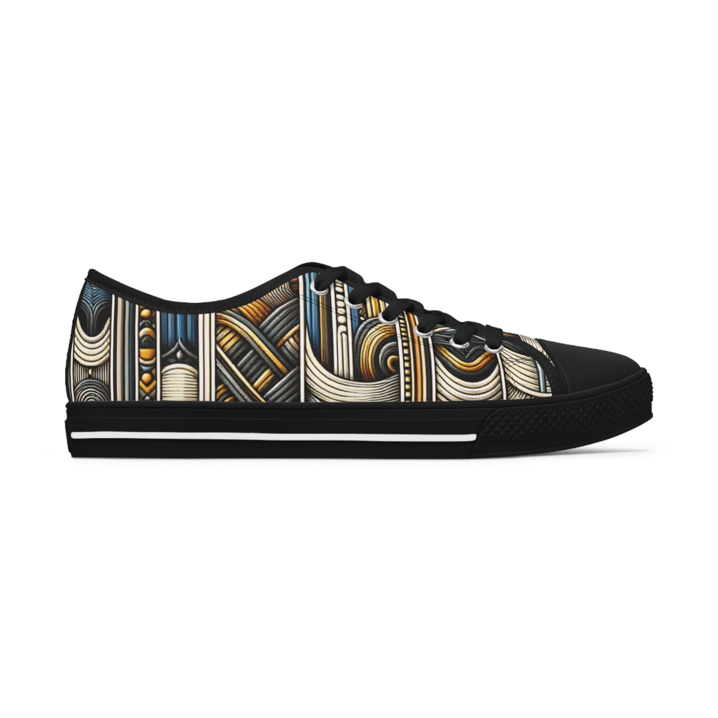 Women's Low Top Sneakers - Introspection