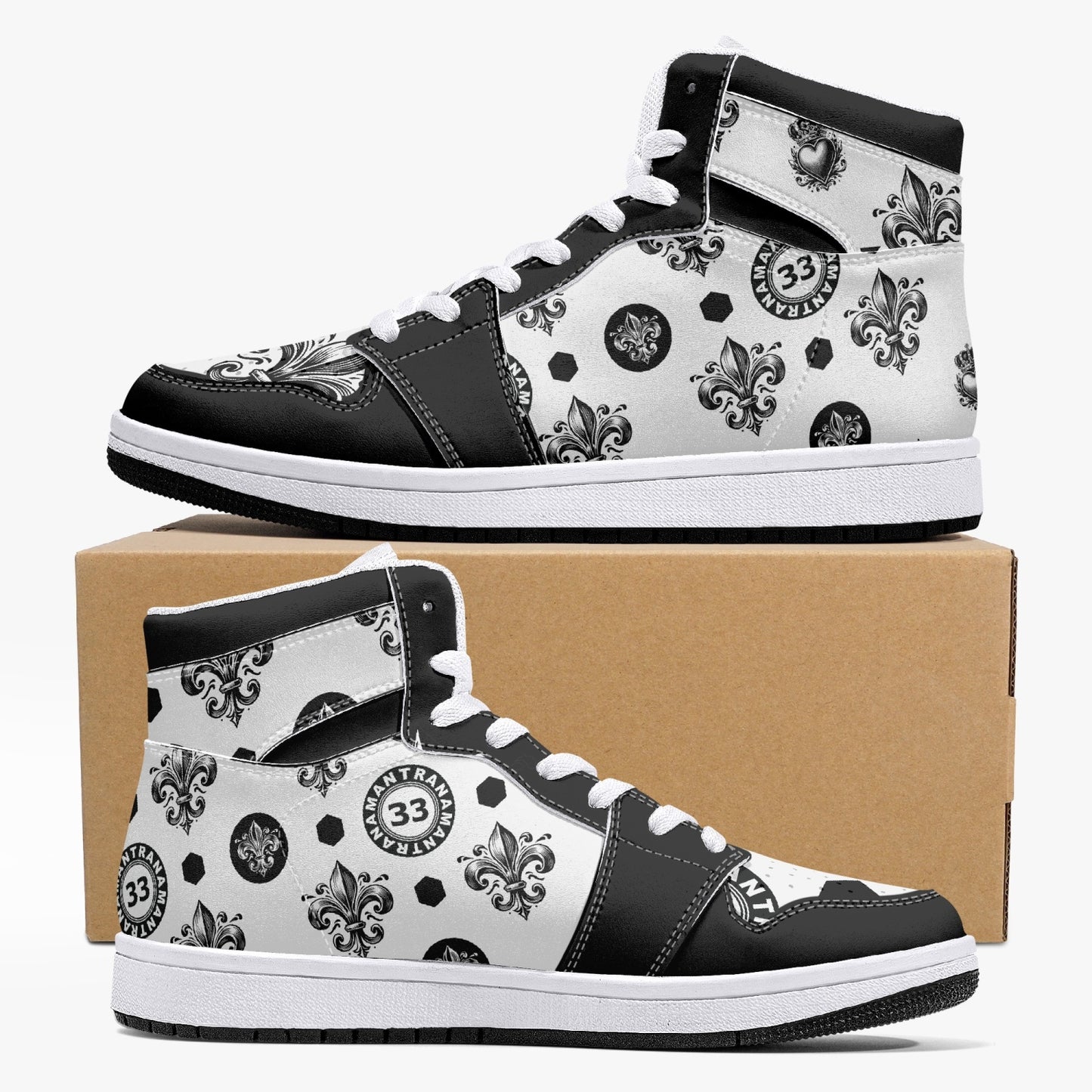 High-Top Leather Sneakers - Awakening