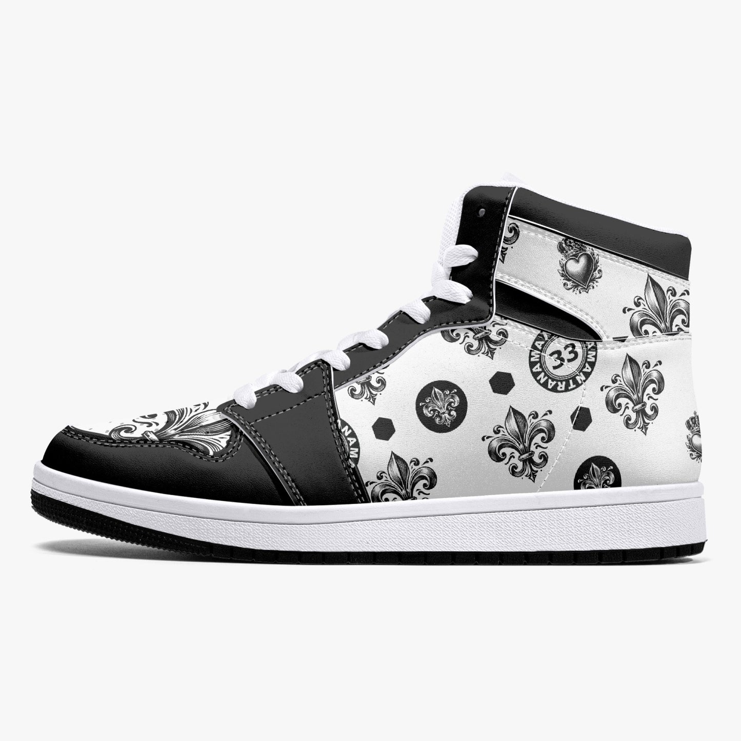 High-Top Leather Sneakers - Awakening