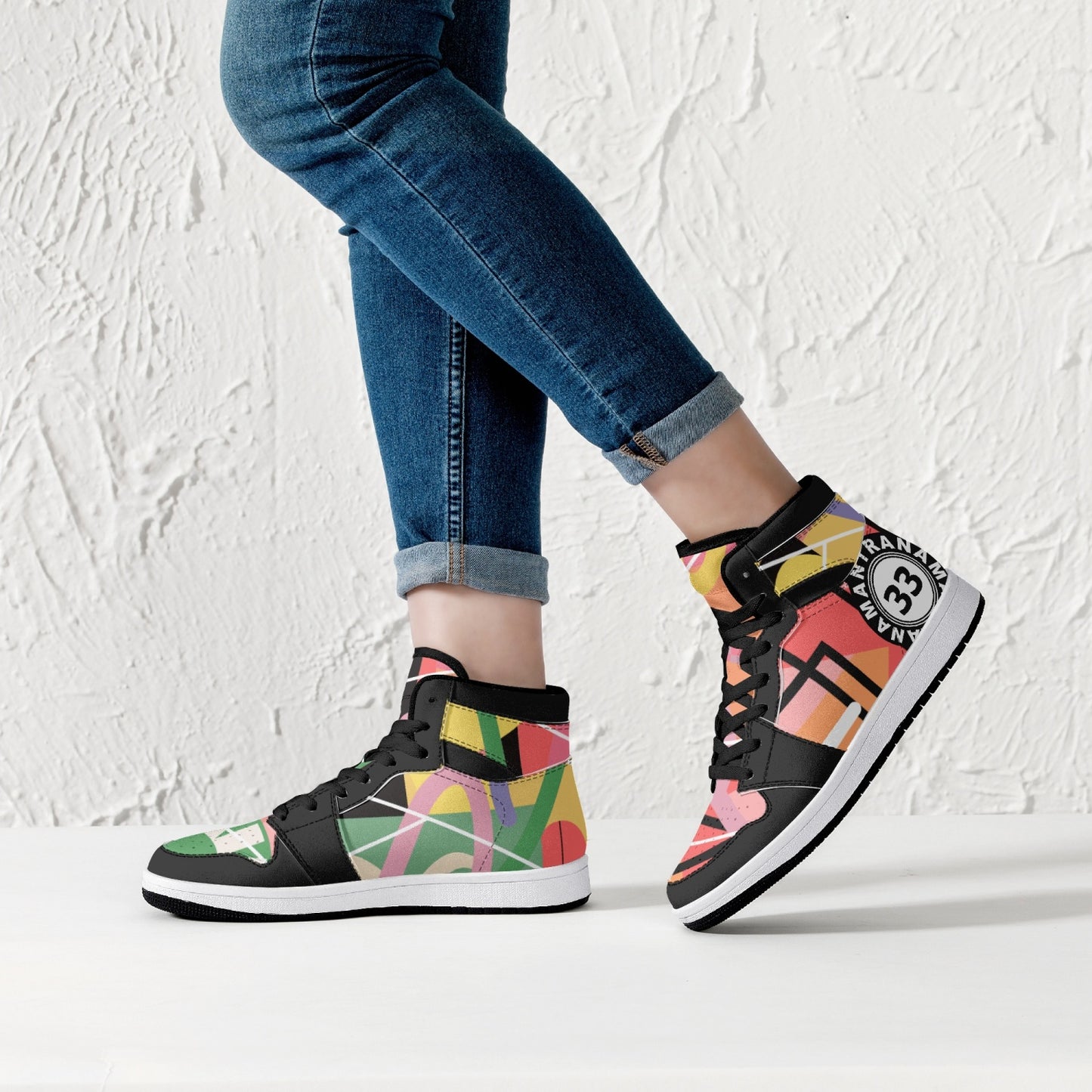 High-Top Leather Sneakers - Dreams